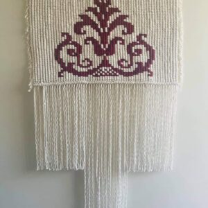 Macramé Damask Rouge
